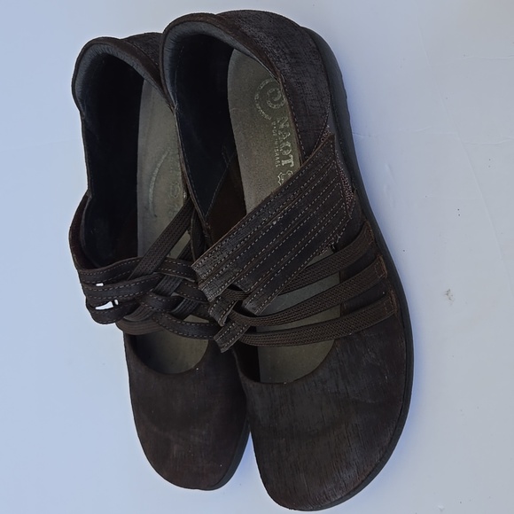 Naot Brown Women Comfortable Slip On Shoes Size 9 - Picture 3 of 7